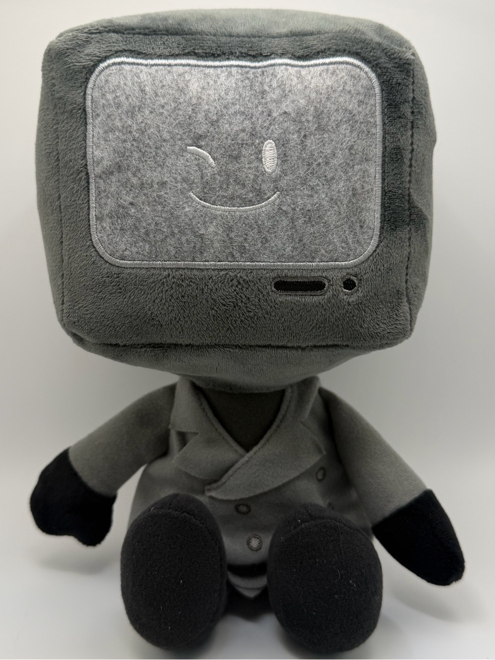 Skibidi Toilet TV Man Plush 2024 Bonkers Toys Gray Mystery Series 1 Official